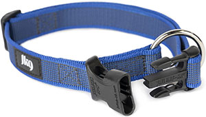 Collar Color&Gray de color azul de Julius k9