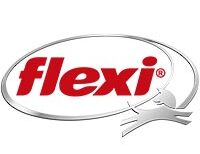 Logo Flexi, marca de correas extensible para perros